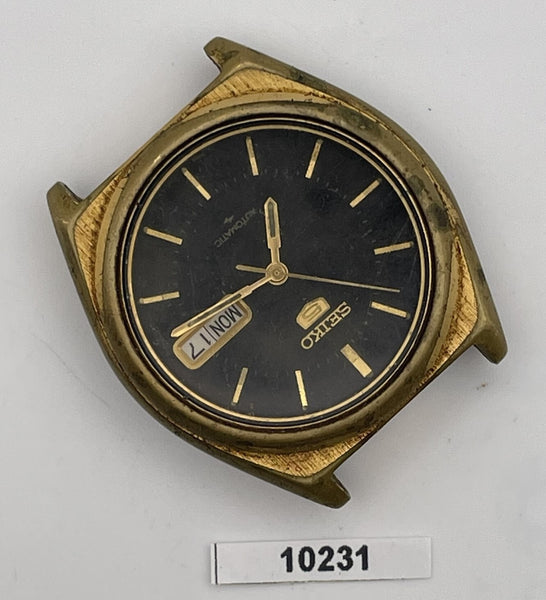 PROJECT TO FIX SEIKO 5 SPORTS 7009 3200 MENS GOLD AUTO DAY DATE WATCH 10231