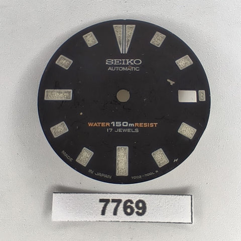 USED VINTAGE SEIKO DIAL FOR 7002 7000 DIVE WATCH BVT07769