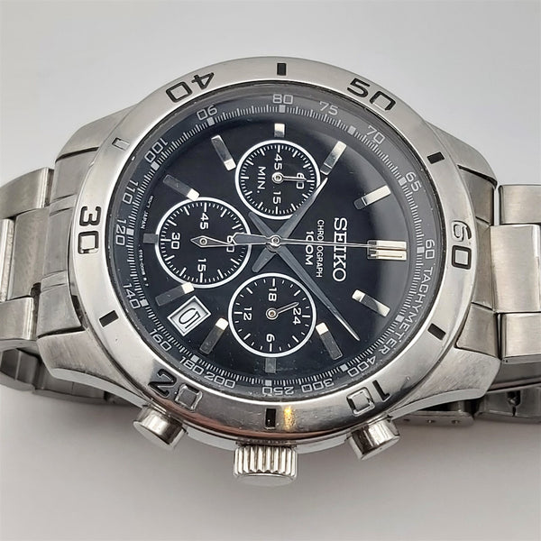 PROJECT TO FIX SEIKO LARGE 6T63 00E0 MENS QUARTZ DATE 274616 EU SHIP SS WATCH