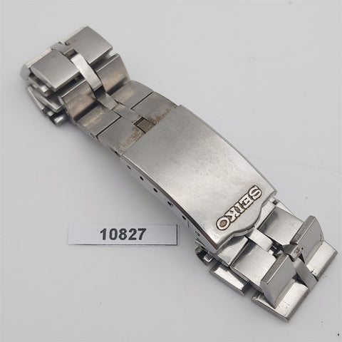VINTAGE SEIKO SS BAND 6138 0040 BULLHEAD FISHBONE CHRONOGRAPH MENS WATCH BV10827