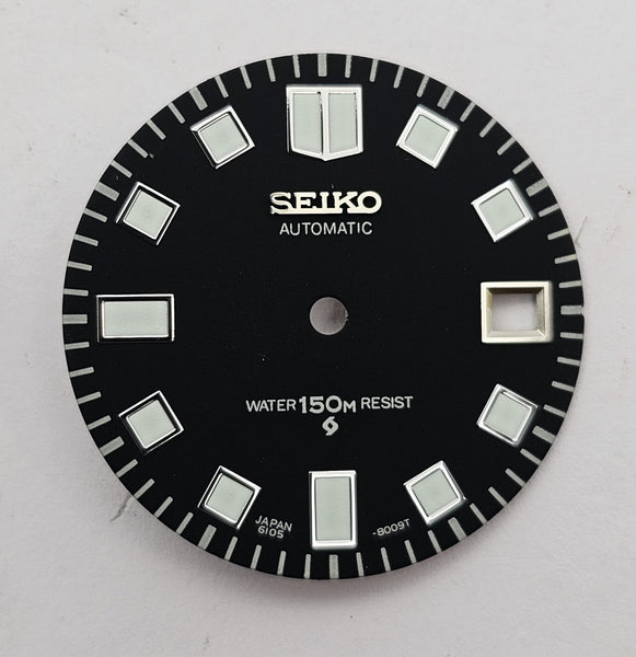 NEW SEIKO SUWA DIAL HAND SET 6105 8000 6105-8110 8119 WHITE VER. WATCH BVT06380