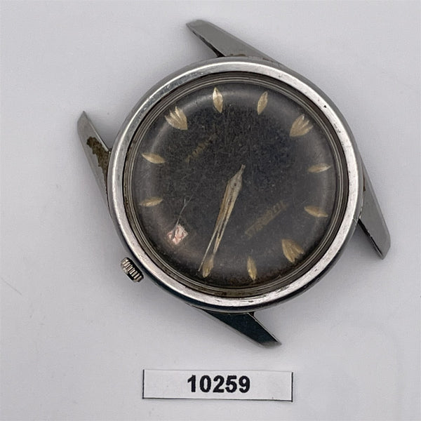 PROJECT TO FIX TUGARIS ROUND THICK LUGS AUTOMATIC DATE EU SHIP MENS WATCH 10259