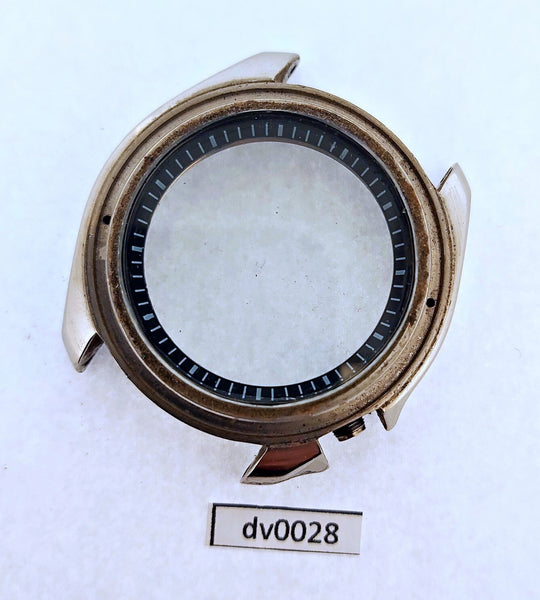 USED SEIKO 7002 7020 MIDCASE, MINUTE TRACK ,GLASS KIT MENS WATCH DV0028