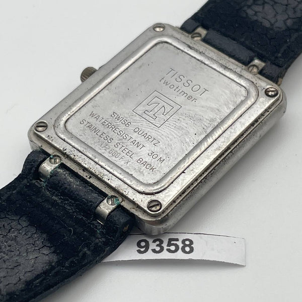 PROJECT TO FIX TISSOT RETRO CHRONO TWO TIMER DIGITAL ANALOG WATCH 9358 EU SHIP