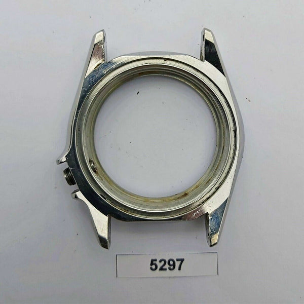 USED SEIKO 7S26 0010 0030 POLISHED STAINLESS STEEL MIDSIZED CASE SKX001 BVT05297
