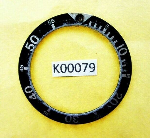 USED HARD TO FIND VINTAGE ORIENT MIDSIZE INSERT FOR MIDSIZE DIVE WATCH NR K00079