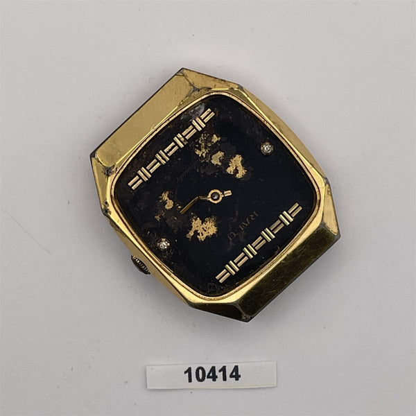 PROJECT TO FIX RADO GOLD PLATE AUTOMATIC DATE WATCH EU SHIP MENS WATCH 10414