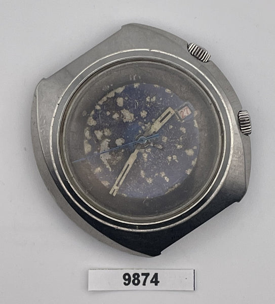 PROJECT TO FIX CITIZEN 63-7050 CRICKET ALARM STEEL SS MENS WATCH EU SHIP 9874