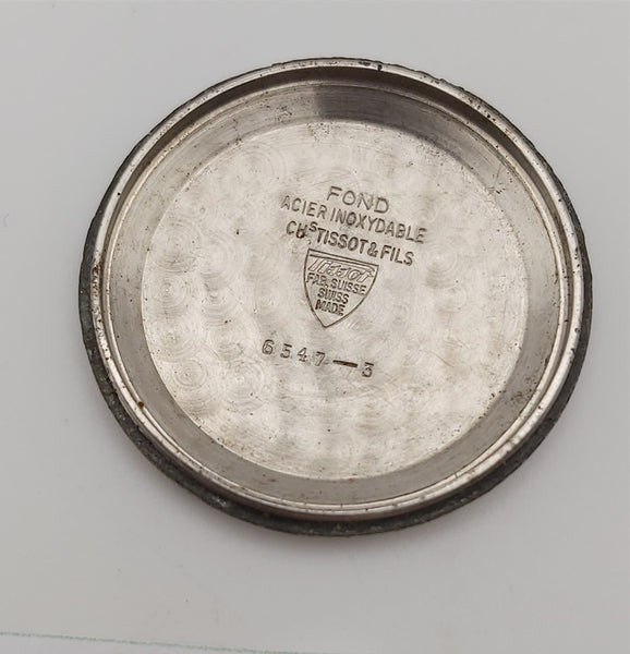 USED VINTAGE TISSOT MENS 6547-3 STEEL WATCH COVER BVT010613