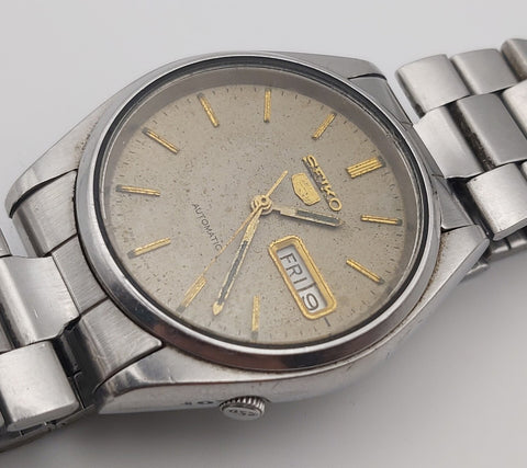 PROJECT TO FIX SEIKO 5 6309 8880 MENS AUTOMATIC DAY DATE WATCH 10222