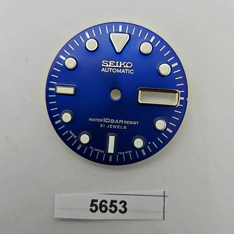 SEIKO SUNBURST DIAL 7S26 0050 10 BAR DIVERS WATCH LIGHT BLUE VERSION LUMES 5653