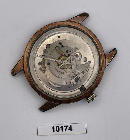 PROJECT TO FIX SOLVIL TITUS ROUND MENS MANUAL WIND ROSE PLATED WATCH 10174