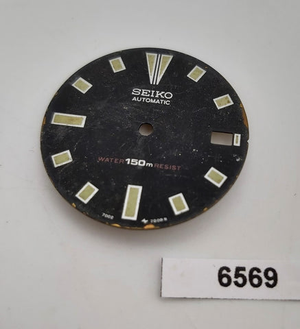 USED VINTAGE SEIKO DIAL FOR 7002 7000 DIVE WATCH BVT06569