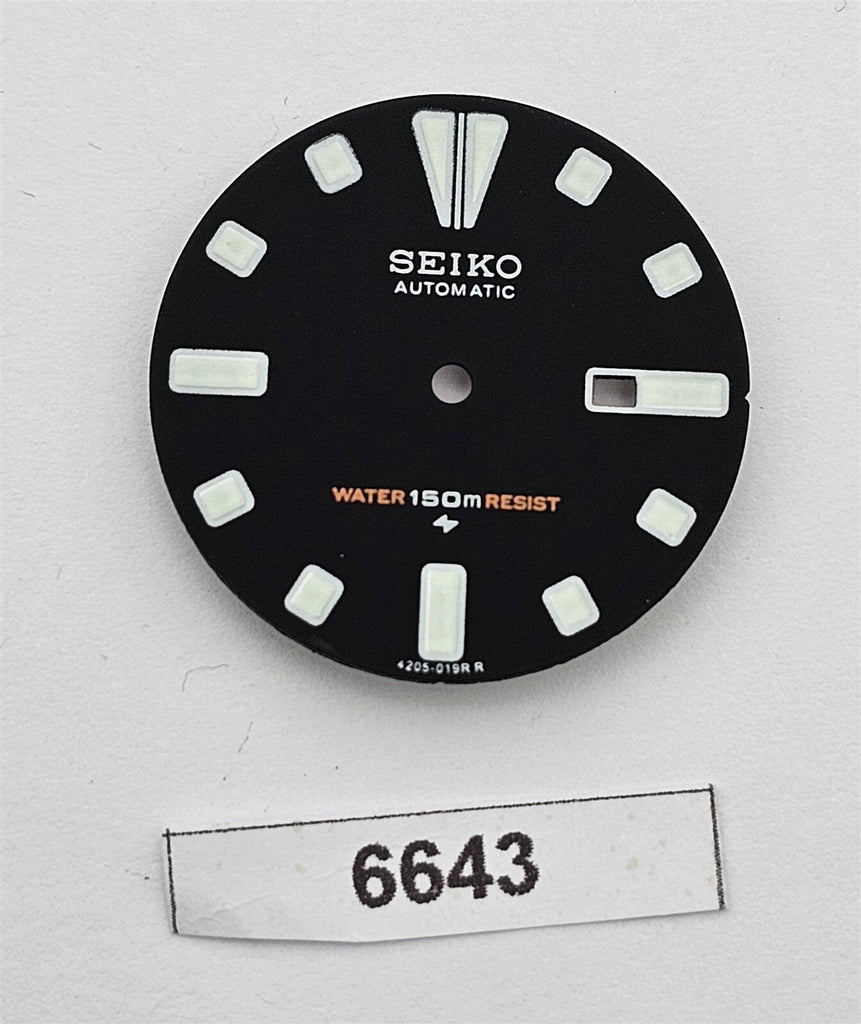 NEW SEIKO DIAL FOR SEIKO 4205 MIDSIZE WHITE LUME VERSION DIVERS WATCH BVT06643