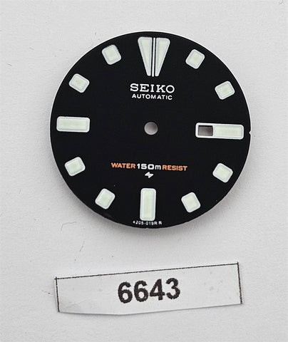 NEW SEIKO DIAL FOR SEIKO 4205 MIDSIZE WHITE LUME VERSION DIVERS WATCH BVT06643