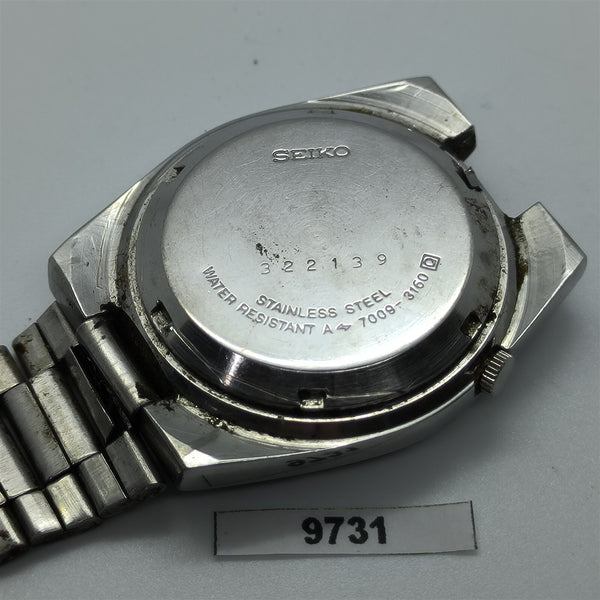 PROJECT TO FIX SEIKO 5 7009 3160 MENS SS AUTO DAY DATE WATCH BVT09731