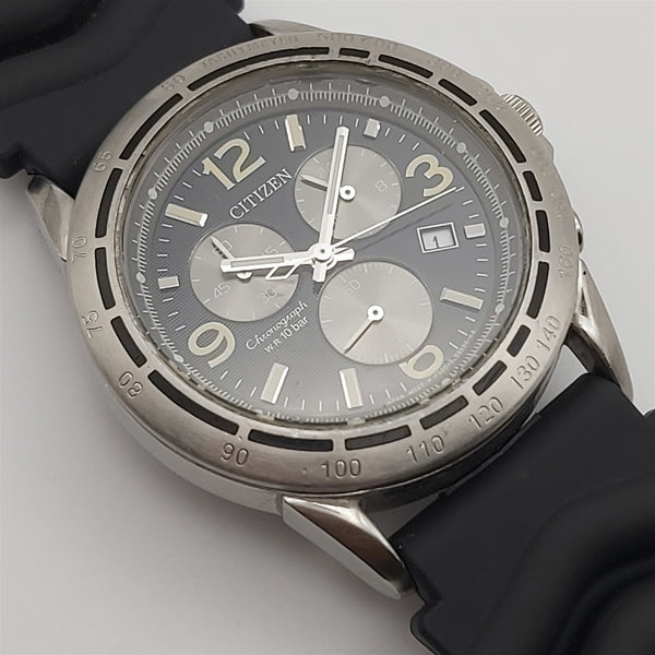 PROJECT TO FIX CITIZEN ARABIC DIAL QUARTZ SS CHRONOGRAPH MENS EU SHIP WATCH 