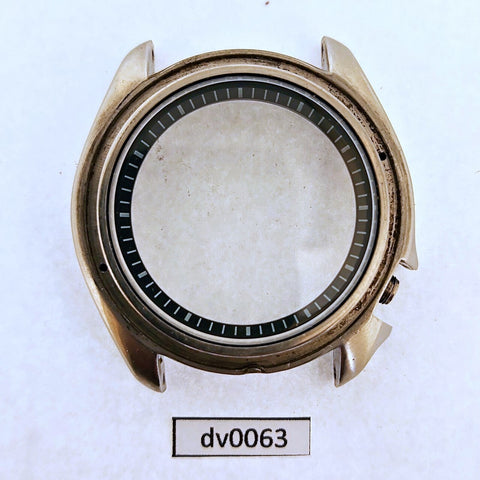 USED SEIKO 7002 7020 MIDCASE, MINUTE TRACK, GLASS KIT MENS WATCH DV0063