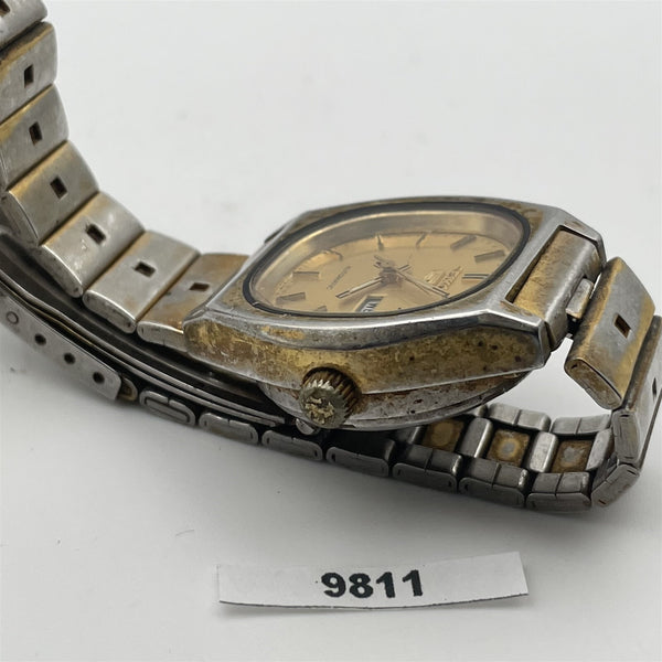 PROJECT TO FIX SEIKO 4206 5540 LADIES GOLD AUTOMATIC DAY DATE WATCH 9811