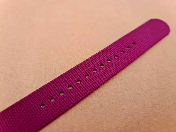 NEW FOR SEIKO MILITARY STRAP NYLON BAND 22mm 6309 7040 SKX007 7002 RED