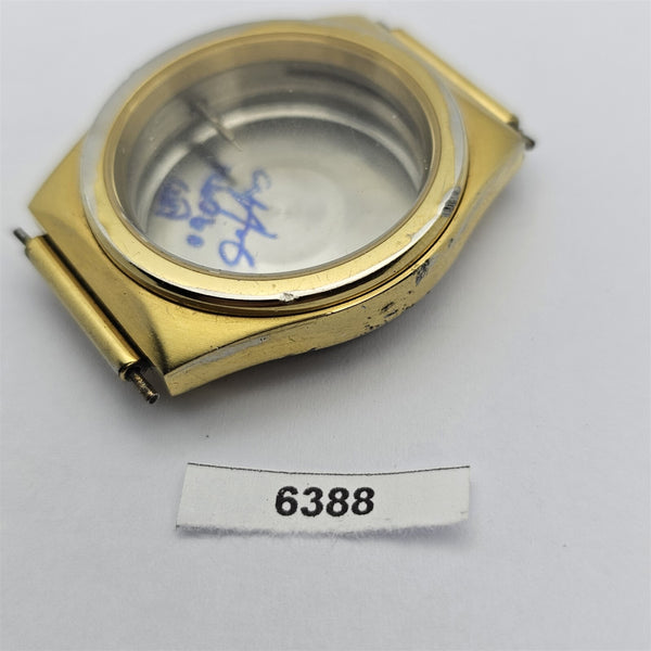 USED NIVADA MENS GOLD PLATED CASE, COVER & GLASS CROWN SET BVT06388