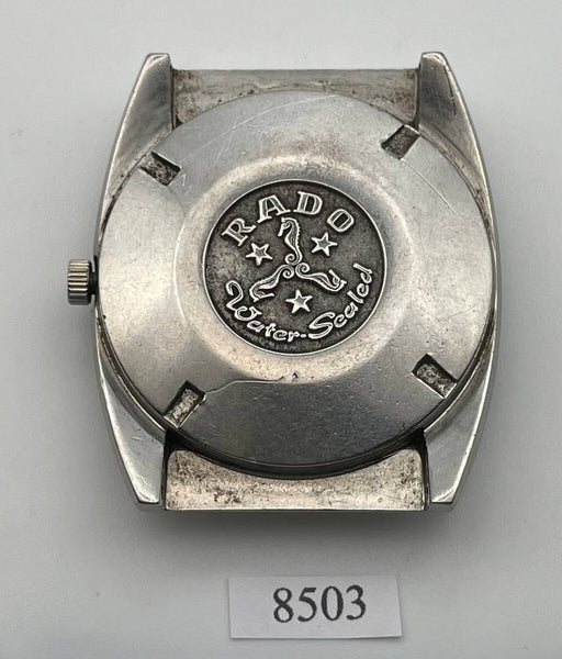 PROJECT TO FIX RADO MUSKETEER SS CUSHION CASE DATE MENS WATCH EU SHIP 8503
