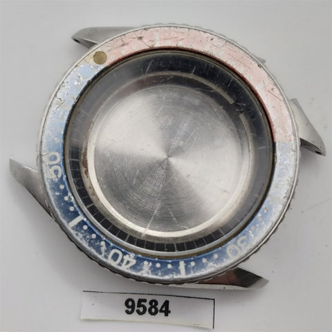 USED RARE VINTAGE SOLVIL TITUS DIVER MENS CASE COVER GLASS MT CASE WATCH BVT9584