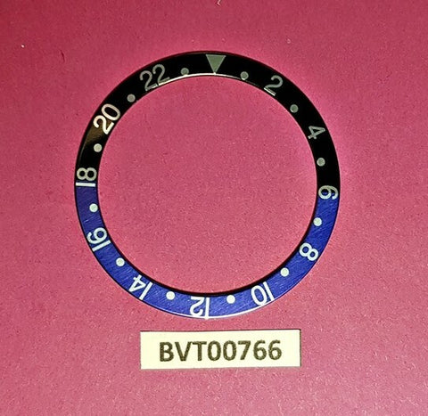 NEW SEIKO BATMAN GMT BEZEL INSERT DIVER'S 7002 6309 6306 7S26 WATCH BVT00766