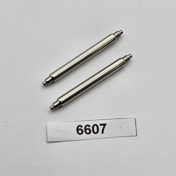 2 PCS NEW SPRING BARS 2mm 7S26 0020 SKX007 6309 7290 7002 7000 WATCHES BVT06607