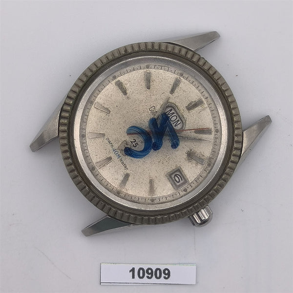 PROJECT TO FIX VINTAGE CITIZEN AUTODATER MENS DAY DATE WATCH EU SHIP 10909