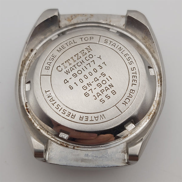 RARE CITIZEN BULLHEAD CHRONOGRAPH POLISHED KIT CASE MENS SS WATCH 6526