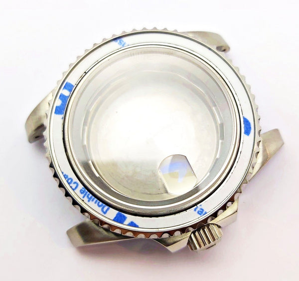 NEW AF SEIKO LEX GMT BATMAN KIT CASE BEZEL GLASS CROWN STRAP DIAL HAND EU SHIP