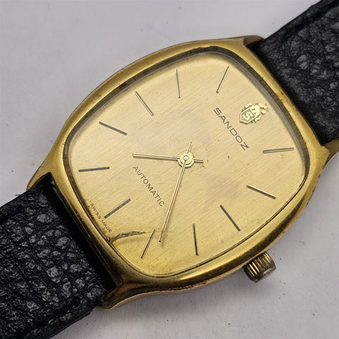 PROJECT TO FIX SANDOZ TONNEAU SHAPED AUTOMATIC EU SHIP MENS WATCH NR