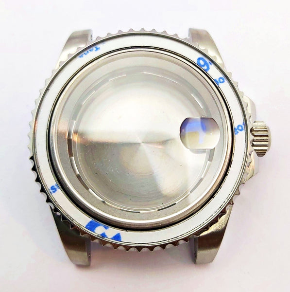 NEW AF SEIKO LEX GMT BLACK KIT CASE BEZEL GLASS CROWN STRAP DIAL HAND EU SHIP