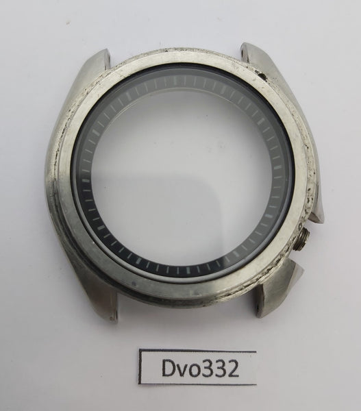 USED SEIKO 7002 7000 POLISHED MIDCASE, MINUTE TRACK ,GLASS KIT MENS WATCH DV0332