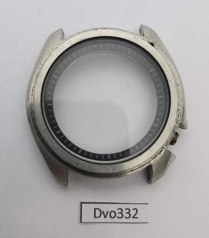 USED SEIKO 7002 7000 POLISHED MIDCASE, MINUTE TRACK ,GLASS KIT MENS WATCH DV0332
