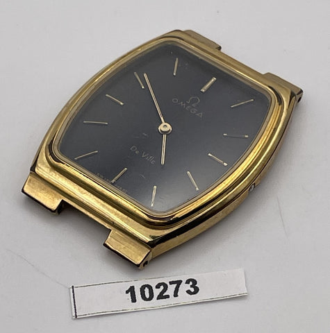 PROJECT TO FIX OMEGA DE VILLE GOLD PLATE TONNEAU MENS QUARTZ WATCH BVT010273