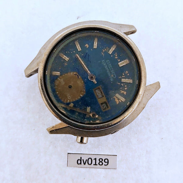 PROJECT TO FIX SEIKO 6139 MENS SS AUTO DAY DATE EU SHIP 781019 WATCH DV00189