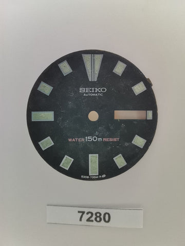 USED VINTAGE SEIKO DIAL FOR 6309 7290 DIVE WATCH BVT07280