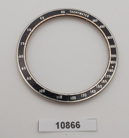 USED SEIKO MENS BEZEL & INSERT FOR 6138 0011 UFO CHRONOGRAPH WATCH BVT010866