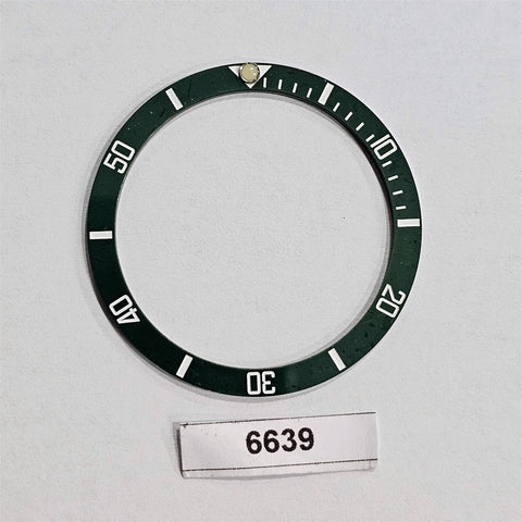 SEIKO GREEN SUBMARINE FLAT CERAMIC INSERT 7S26 0020 7040 7290 7002 WATCH 6639