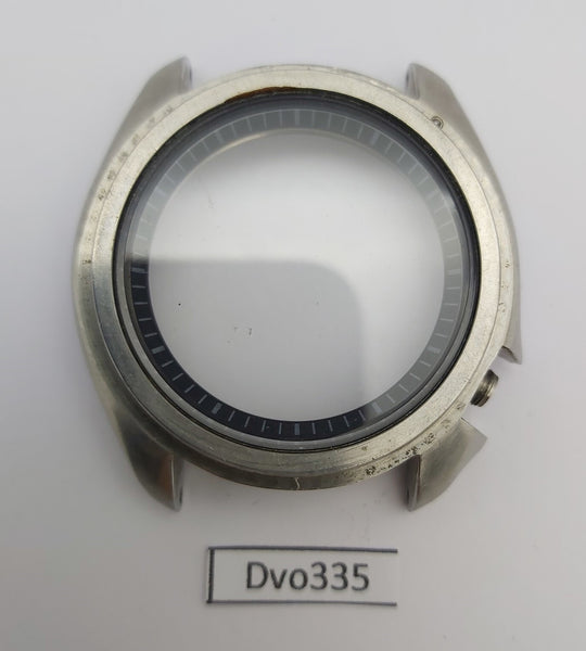 USED SEIKO 7002 7000 POLISHED MIDCASE, MINUTE TRACK ,GLASS KIT MENS WATCH DV0335