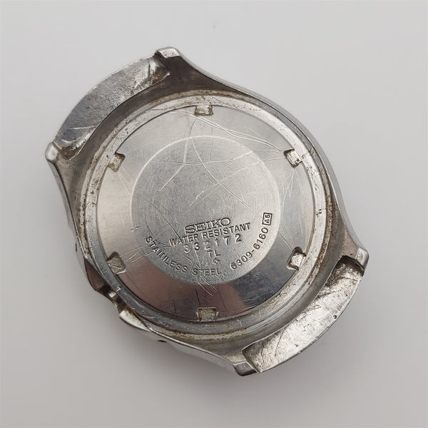 USED SEIKO 6139 DARTH VADER HELMET KIT CASE CHRONOGRAPH SS WATCH BVT06670