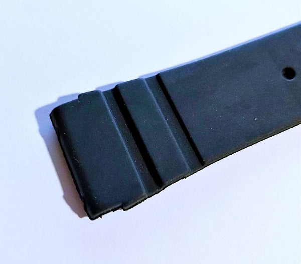 NEW SEIKO BLACK RUBBER STRAP FLAT Z20 BAND 20mm 4205 7S26 0030 0050 SKX013 WATCH