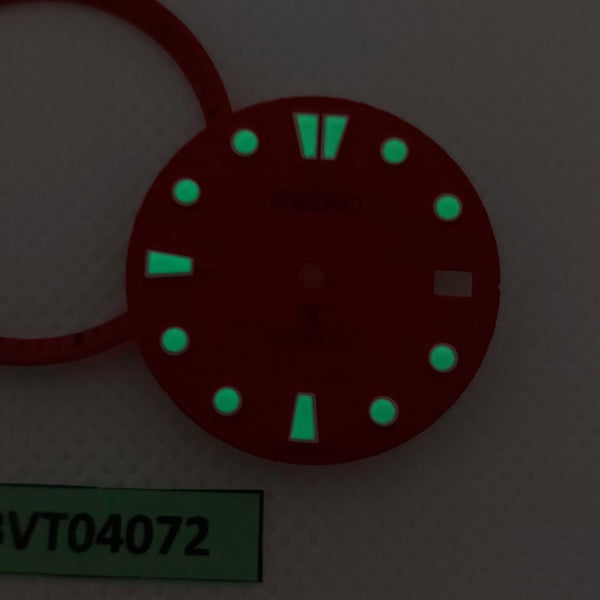 NEW AF SEIKO PROSPEX RED WAFFLE DIAL MINUTE TRACK 7002 7000 SUPERLUME BVT04072