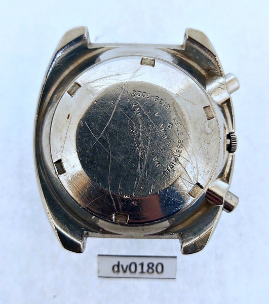 PROJECT TO FIX SEIKO 6139 7002 MENS 670202 EU SHIP SS CHRONOGRAPH WATCH DV00180
