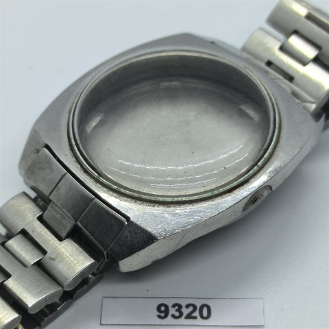 USED VINTAGE SEIKO 6602 8070 CASE BACK GLASS COVER 300618 WATCH KIT BVT09320