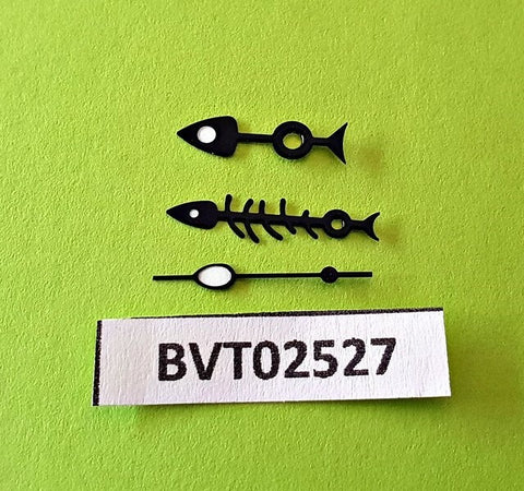  NEW SEIKO BLACK FISH BONE HANDS 7S26 NH35 6309 7002 7548 DIVERS WATCH BVT2527