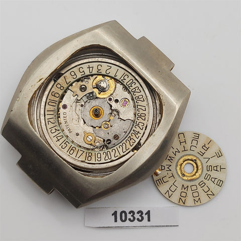 PROJECT TO FIX RADO SAPPHIRE GAZELLE SS DAY DATE EU SHIP MENS WATCH 10331