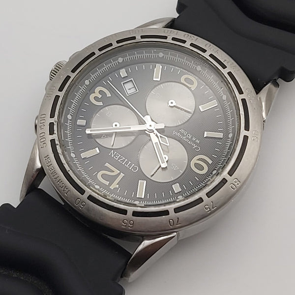 PROJECT TO FIX CITIZEN ARABIC DIAL QUARTZ SS CHRONOGRAPH MENS EU SHIP WATCH 